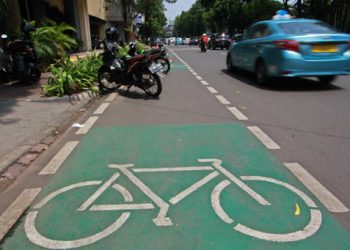 Pembangunan Tugu dan Jalur Sepeda di Jalan Sudirman Telan Anggaran Rp28 M