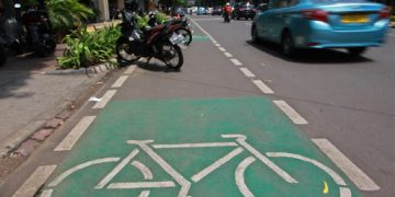 Pembangunan Tugu dan Jalur Sepeda di Jalan Sudirman Telan Anggaran Rp28 M