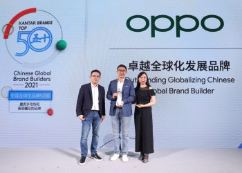 Oppo Raih Peringkat 6 Dalam Top 50 KANTAR BrandZ™