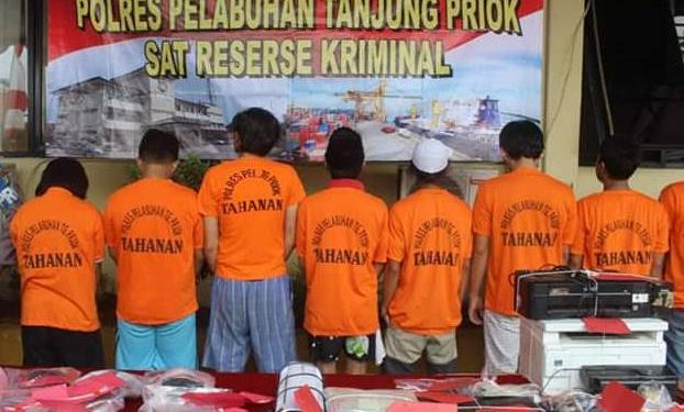 Polisi Amankan Puluhan Preman di Tanjung Priok