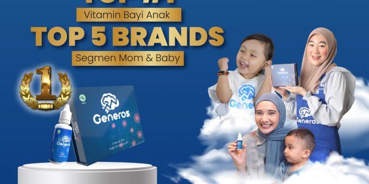 Generos Jadi Top Brand ke-1 Kategori Vitamin Bayi dan Anak